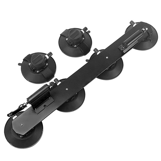 Alomejor Portabicicletas con Ventosa para 2 Bicicletas, Aluminio, Para Coche, SUV y Furgoneta