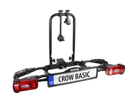 EUFAB Crow Basic 11569 Portabicicletas para 2 Bicicletas Eléctricas