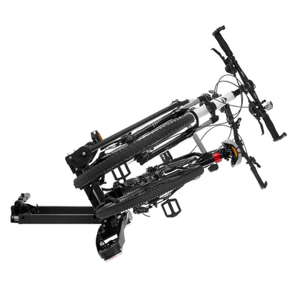 VEVOR Portabicicletas para 2 Bicicletas Eléctricas, Plegable, Bloqueable, Carga 65 kg