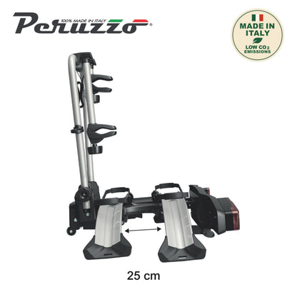Portabicicletas Gancho Remolque PERUZZO Atlantis 714 para ebike 2 Bicicletas