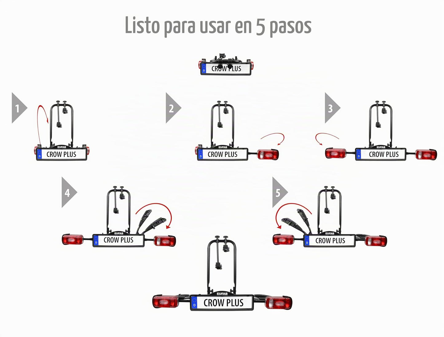 EUFAB 11582 Portabicicletas bola