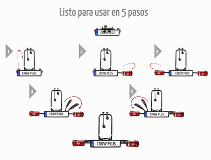 EUFAB 11582 Portabicicletas bola